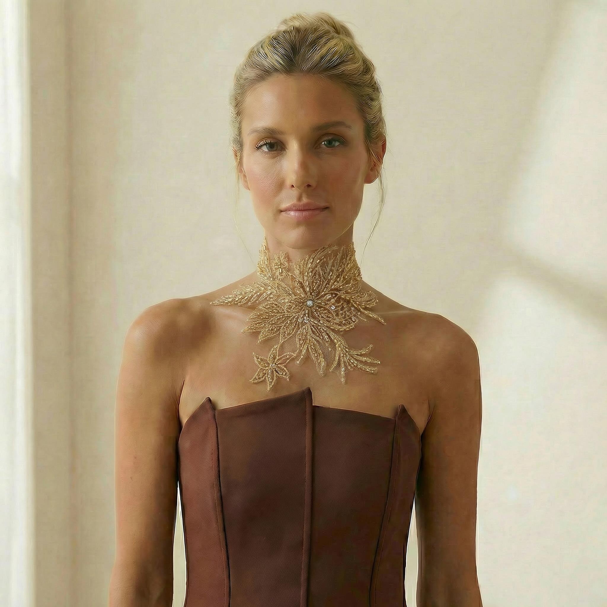 Choker Carmen Dorado