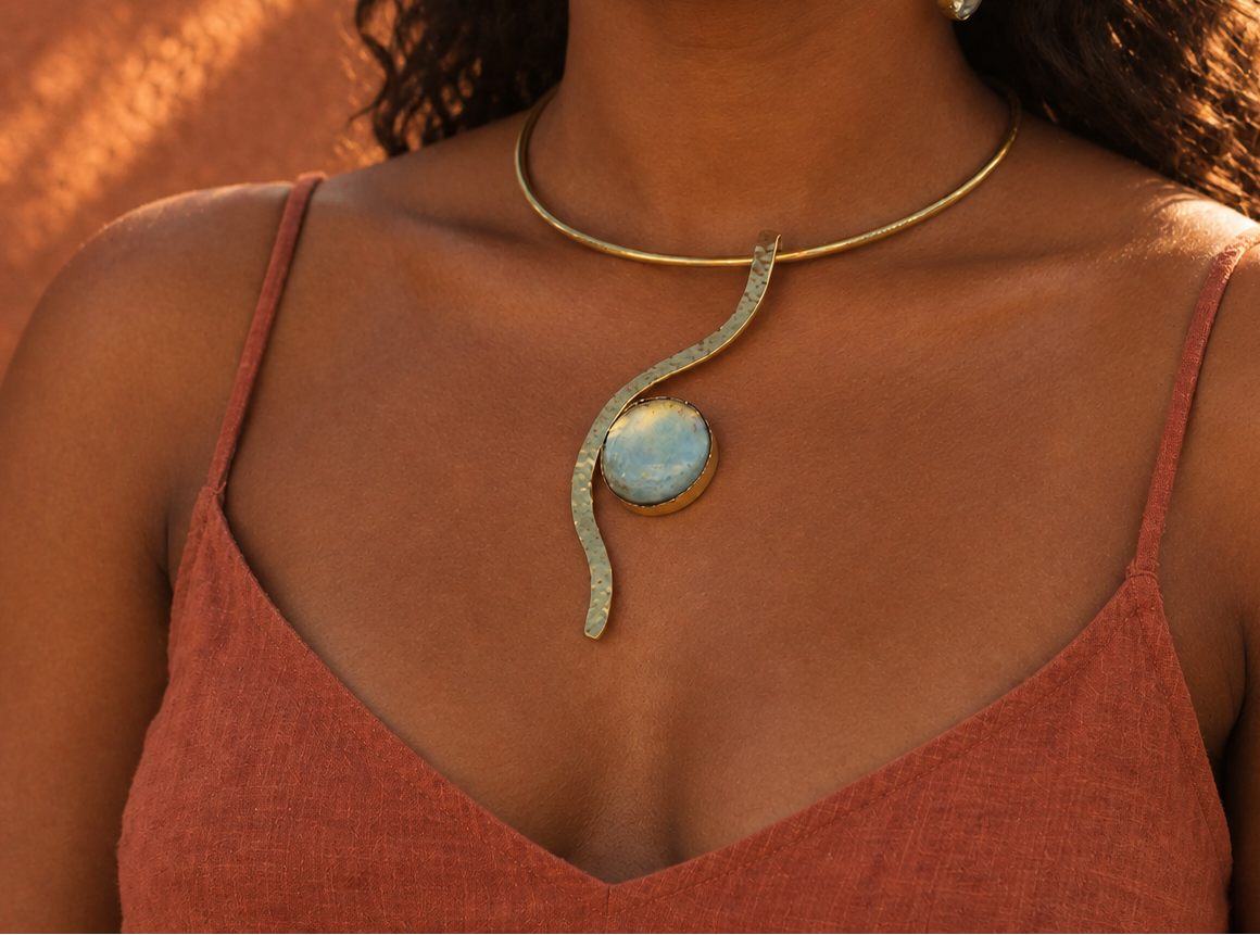 Choker Kenia Cristal