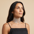 Choker manuela chiker champagne para invitadas