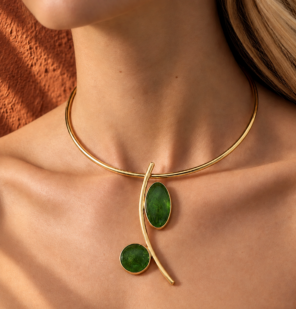 Choker Kenia Verde
