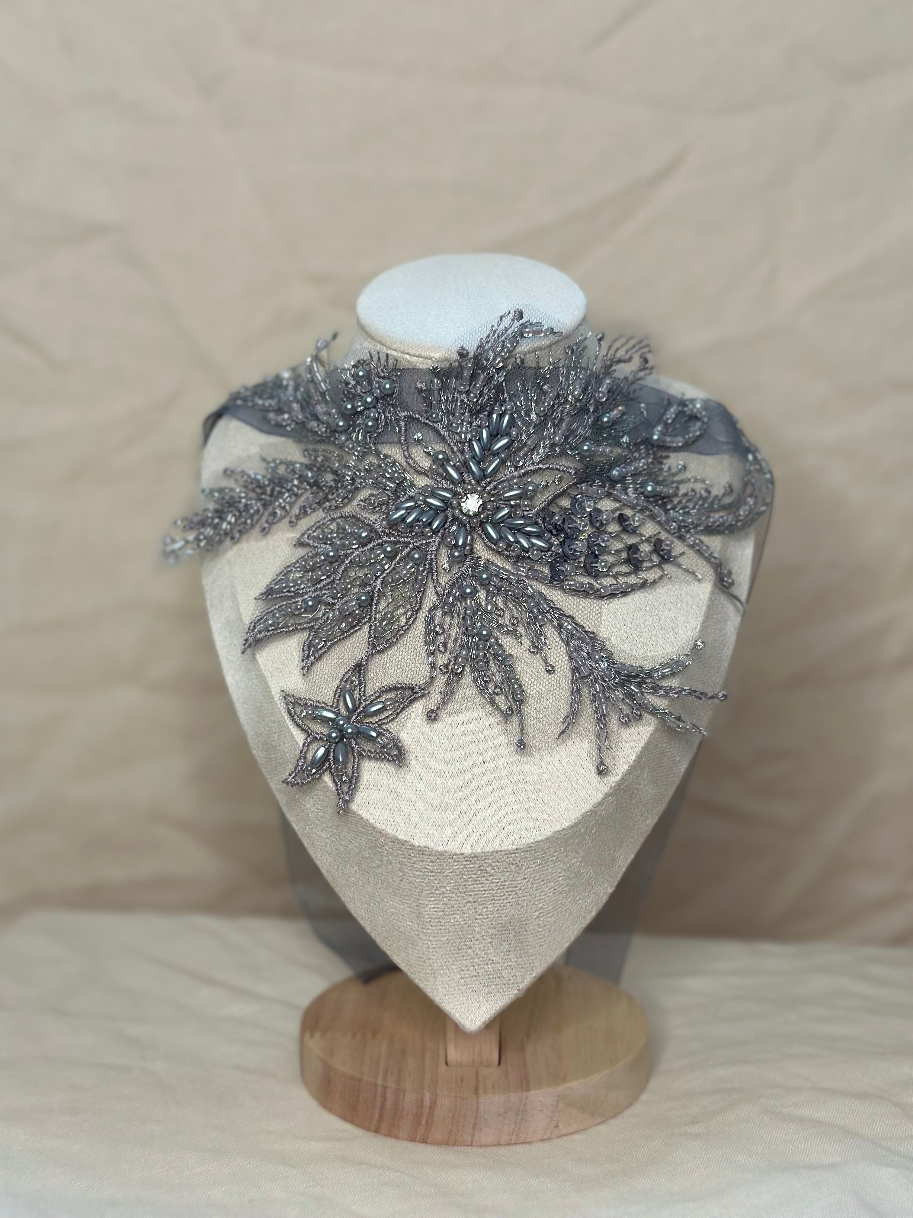 Choker Carmen Plateado