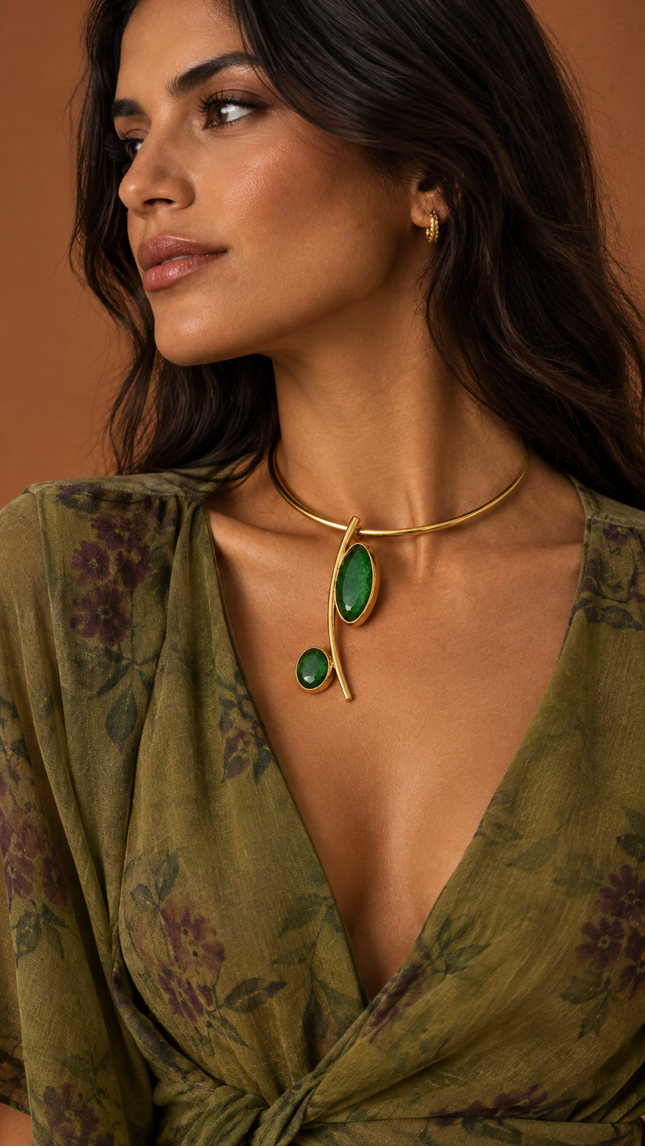 Choker Kenia Verde