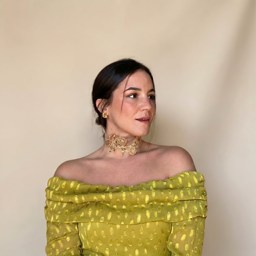 Choker Isabella Beige